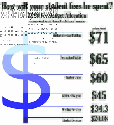 Budget breakdown: 2013 fee budget allocation