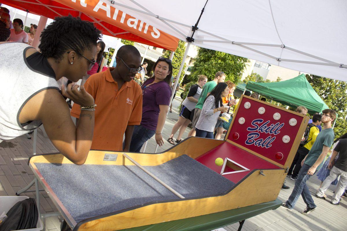 The Juneteenth Summer Breeze, sponsored by the Multicultural Center, blew onto the mall on the evening of June 19 to celebrate freedom for all with activities, including a cookout, bakeoff, carnival games and a live band.