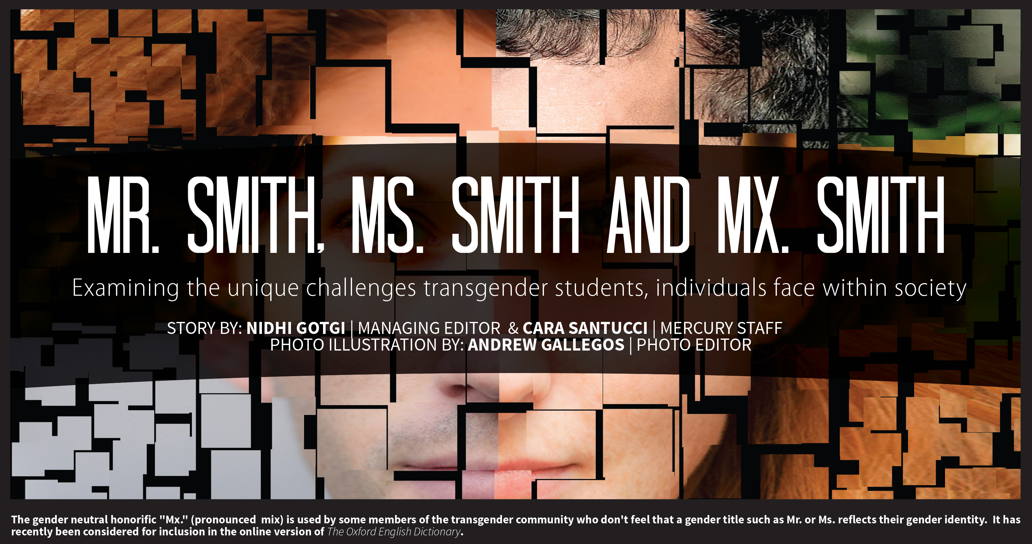 Mr. Smith, Ms. Smith and Mx. Smith