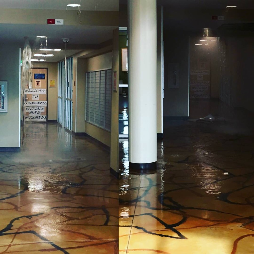 Residence Hall South residents experience flooding, evacuation