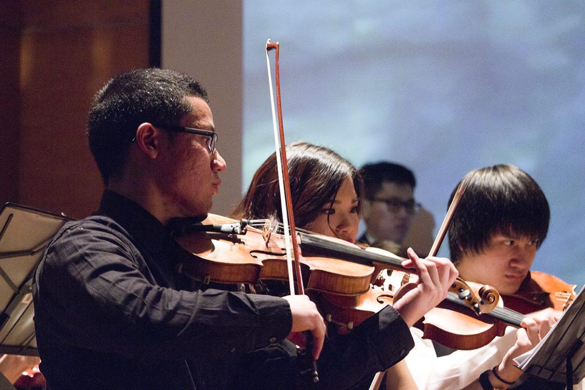 Club orchestra features anime music