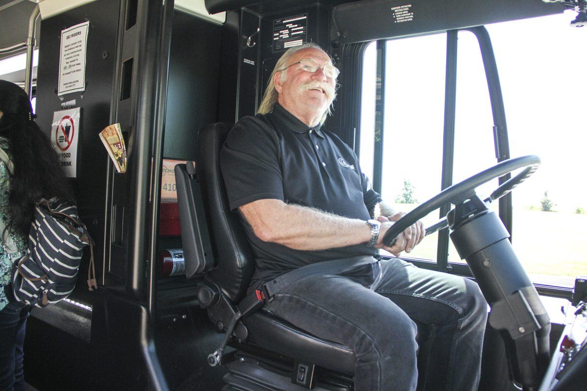 Dennis Taylor served in the Air Force during the Vietnam War before he retired and began working for Comet Cruisers. Photo by Saher Aqeel | Assistant Photo Editor.