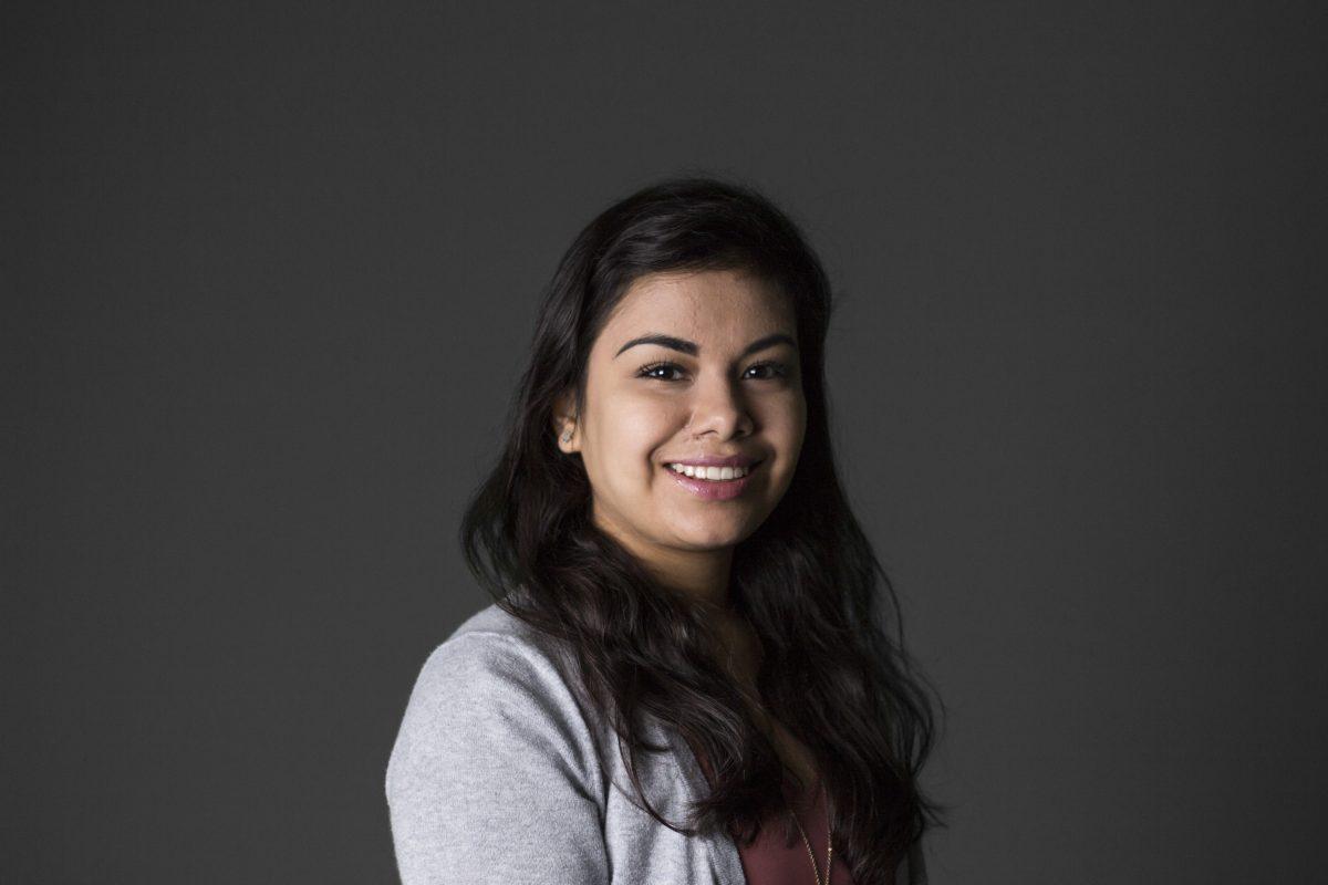 Accounting and Finance Junior Flor Morales. Photo by Chris Lin | Mercury Staff.