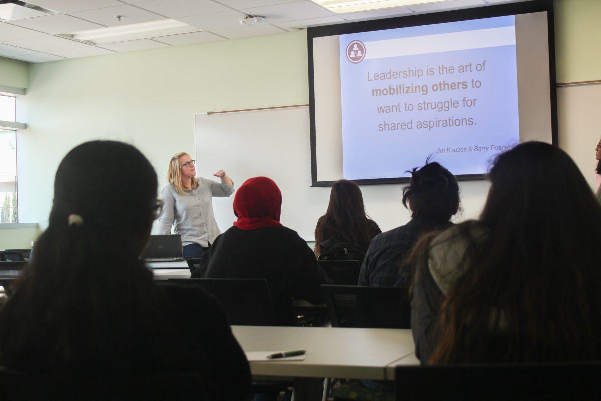 Students attend a Student Leadership Challenge Model workshop to obtain a certification. SLCM is based on a program used internationally that is adapted for students. Photo by Srikar Baskara | Mercury Staff.
