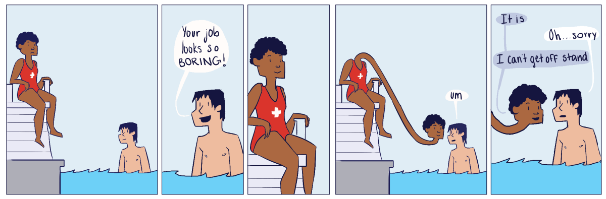 Lifeguarding ain't fun