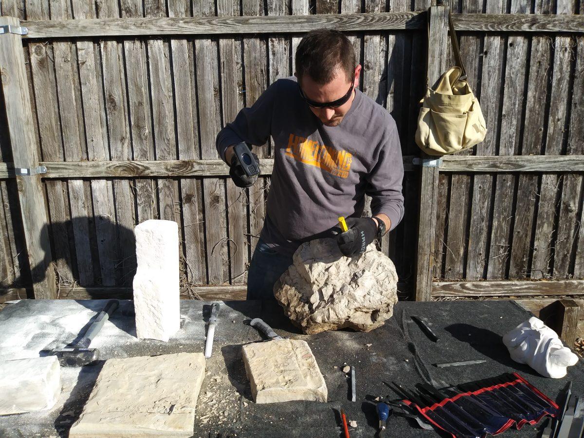 Sean Collins, a coordinator at the Student Union, studied fine arts sculpture at the University of North Texas before assuming his current position at UTD. Photo courtesy of Sean Collins.