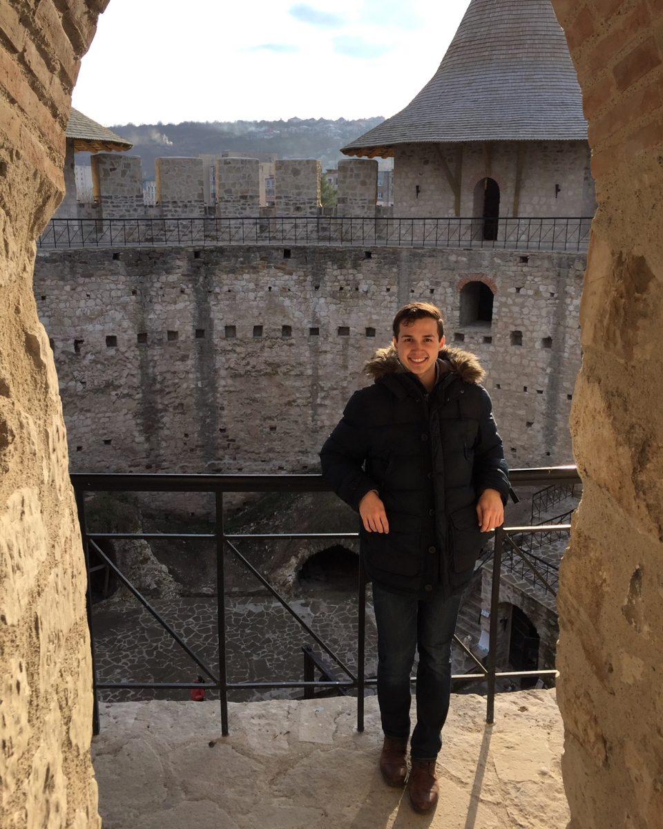 Global business and international political economy senior Vladyslav Wallace visited the Soroca Fort in Moldova as a part of his gap year to study Russian. Photo courtesy of Vladyslav Wallace.