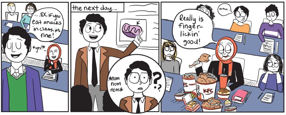 Snacking in class