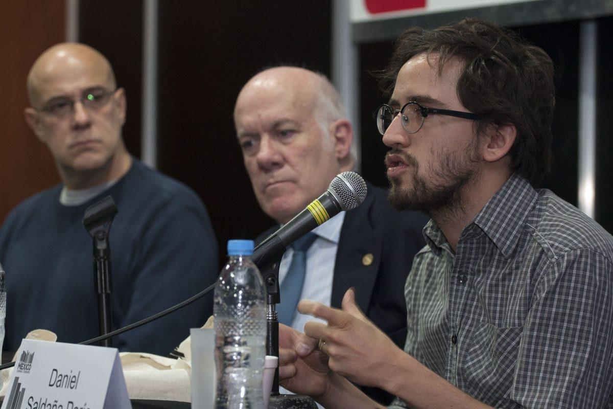 Author Daniel Saldana Paris is among the 39 writers of Bogota39. Photo courtesy of Secretaria de Cultura Ciudad de Mexico.