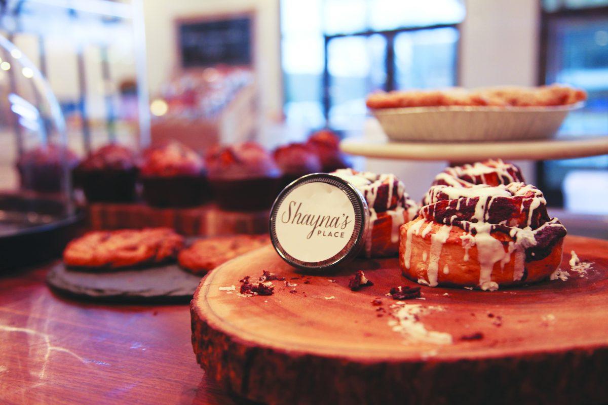 Shayna’s Place serves sandwiches, pastries, salads and smoothies with several dishes based on Olerio family recipes. Photo by Pavan Tauh | Mercury Staff.