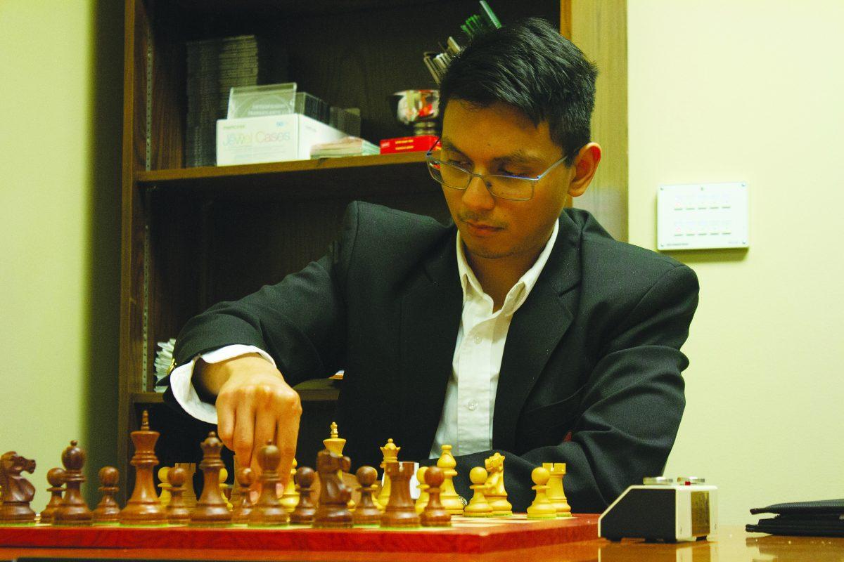 Julio Sadorra played in the President's Cup chess championship twice before he became UTD's new chess coach. Photo by Soujanya Bhat | Mercury Staff.