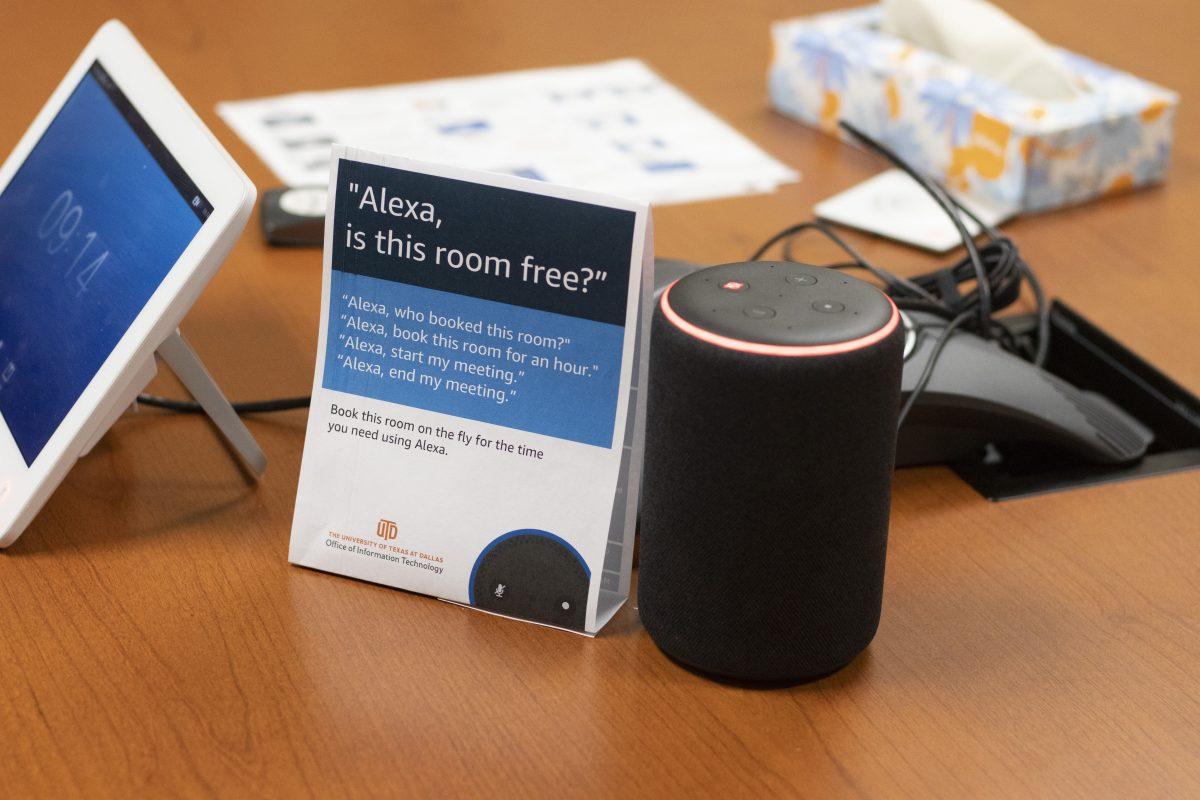 Amazon Echos installed in the dorms will not be tied to student accounts but will be centrally managed by OIT. Photo by Nikita Bantey | Mercury Staff.