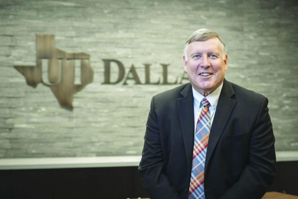 The university's new brand campaign, headed in part by UTD President Richard Benson (pictured), aims to celebrate its progress over the past 50 years. Courtesy of UTD Office of Communications