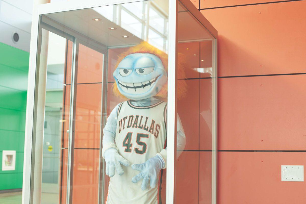Business administration sophomore Eric Aaberg launched an online petition in June urging the university to build a statue of Temoc, the school mascot. Photo by Amina Hussain | Mercury Staff