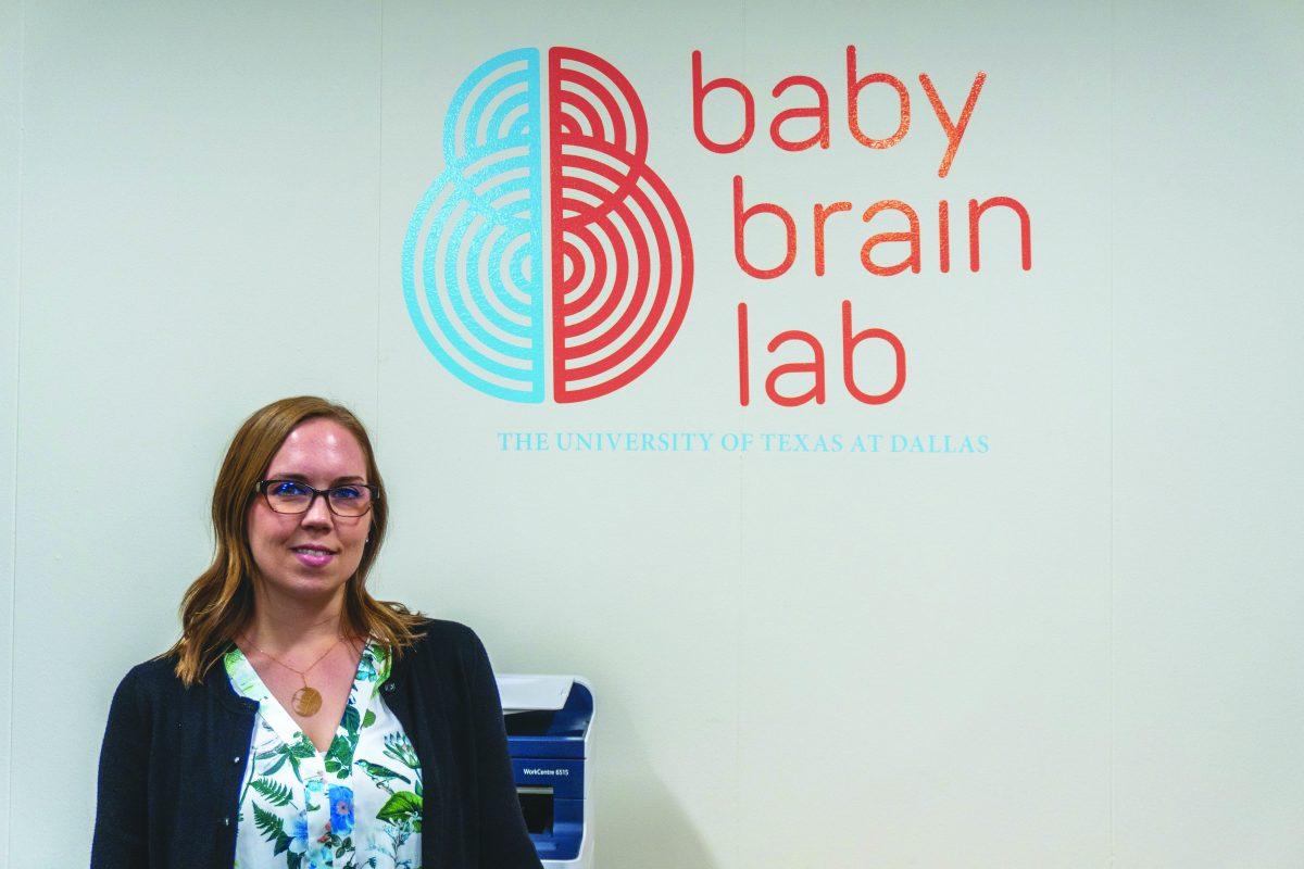 Meghan Swanson, the director of the Baby Brain Lab, has studied the impacts of speech exposure on infants for 10 years.
Photo by Grace Chang | Mercury Staff
