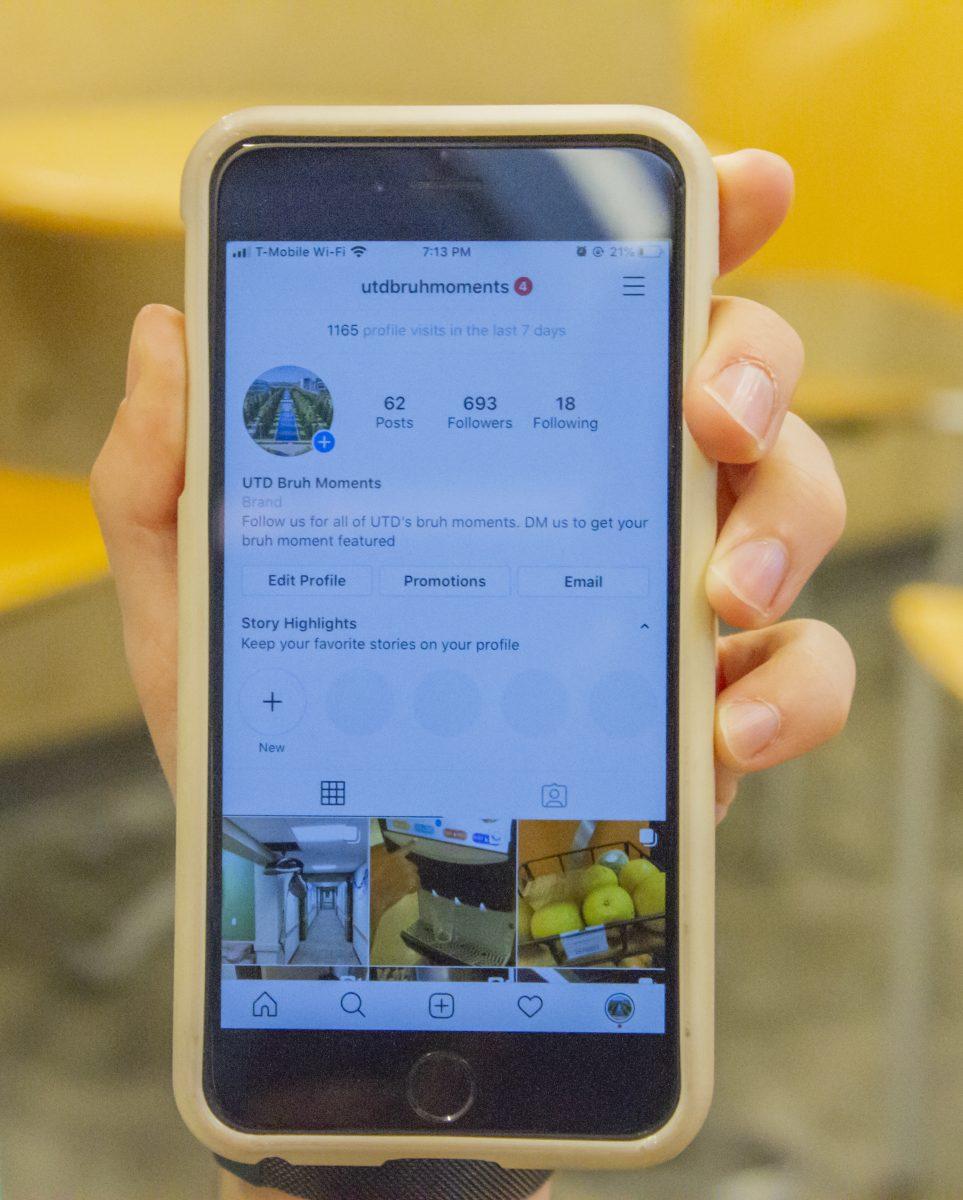 The Instagram account has gathered over 700 followers in less than two months. Photo by Roshan Khichi | Mercury Staff