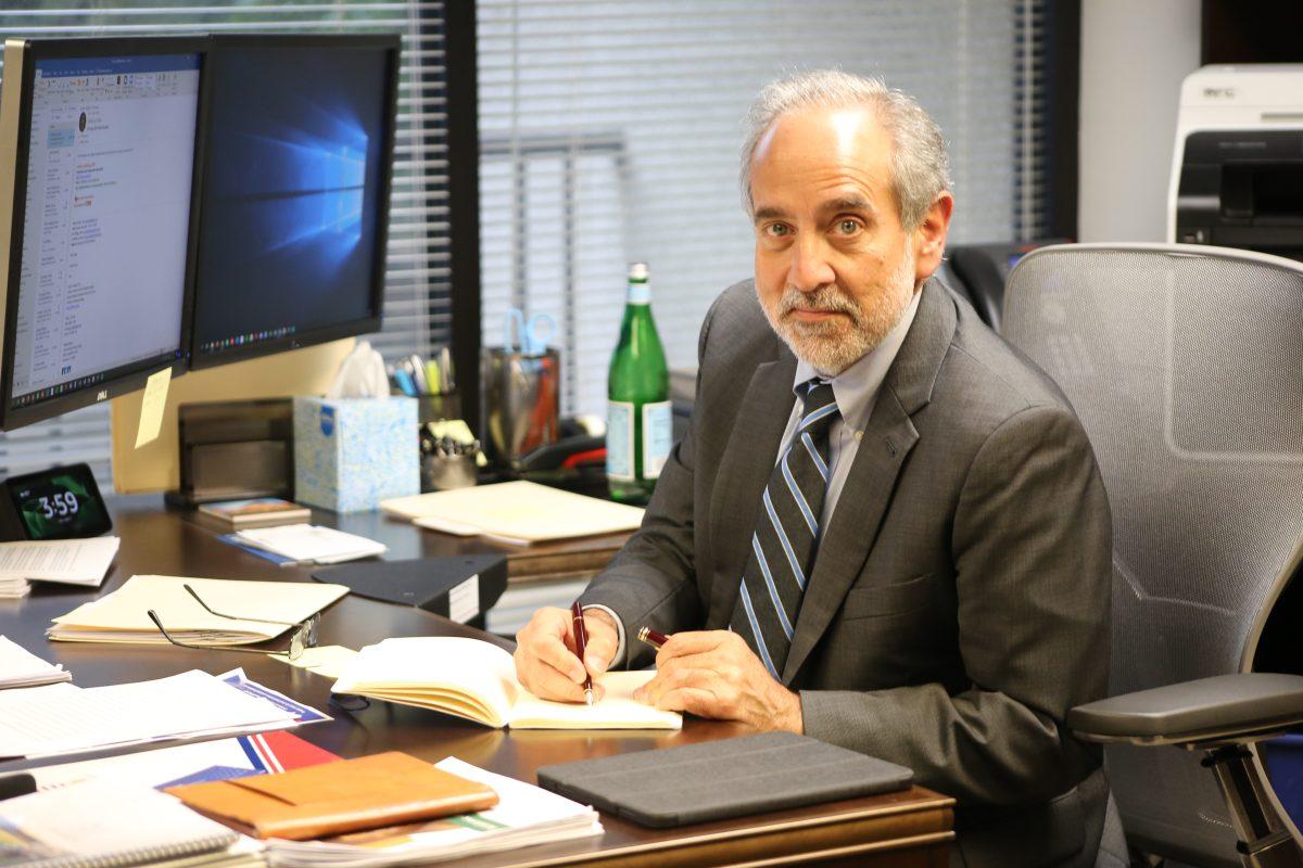 Dean of Graduate Education Juan Gonzales said the scholarship will create more support for graduate students. Photo by Shubhechhya Mukherjee | Mercury Staff