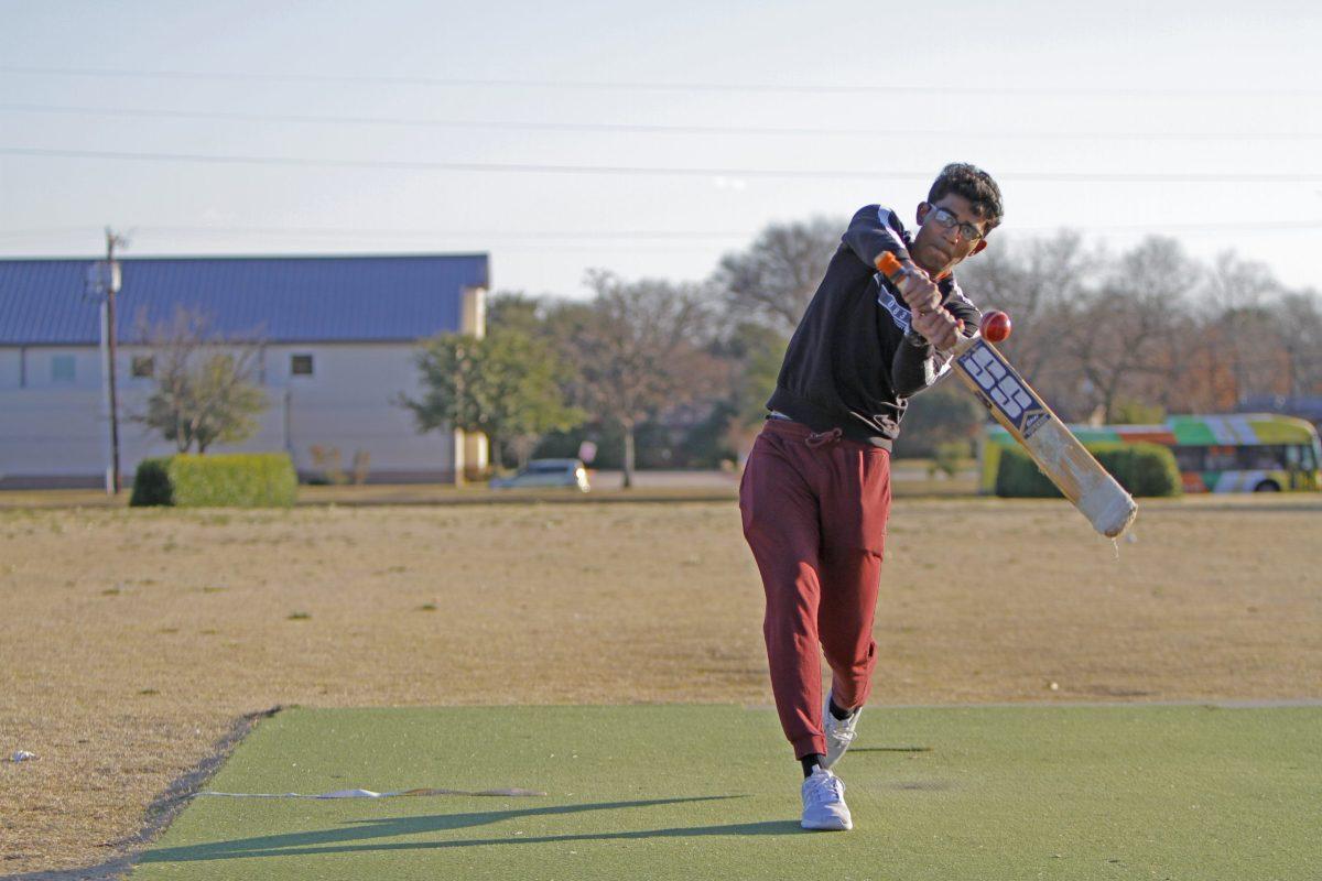 Computer science freshman Karthik Mohan played as an all-rounder in the Singaporean national cricket team. Photo by Roshan Khichi | Mercury Staff