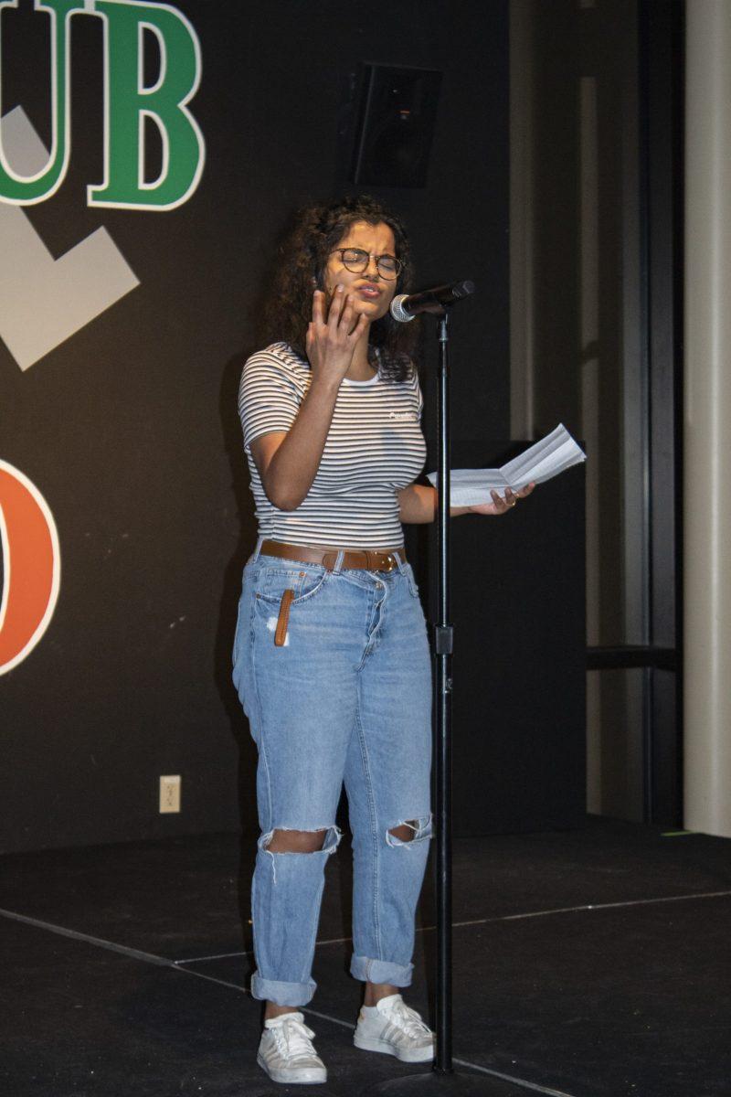 Students who participated in the poetry slam attended training sessions beforehand. Photo by Calis Lim | Mercury Staff
