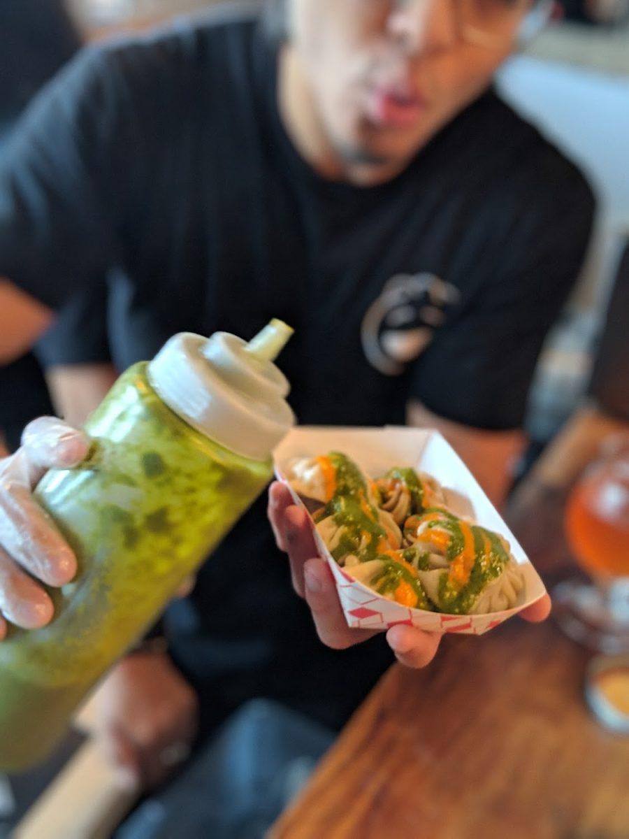 UTD alum Leezan Amatya teamed up with three of his peers to start business selling Nepali and Himalayan Dumplings. Photo Courtesy of Leezan Amatya