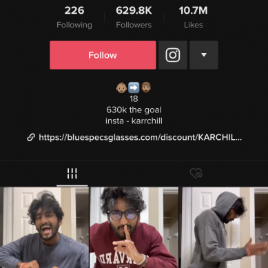Making a name from TikTok fame