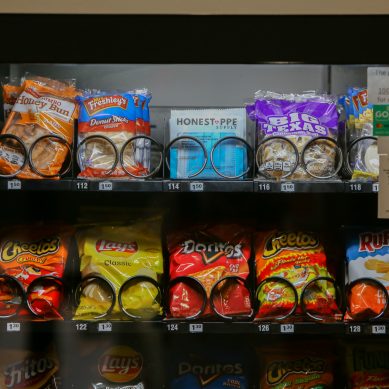 Vending machines offer disposable face masks