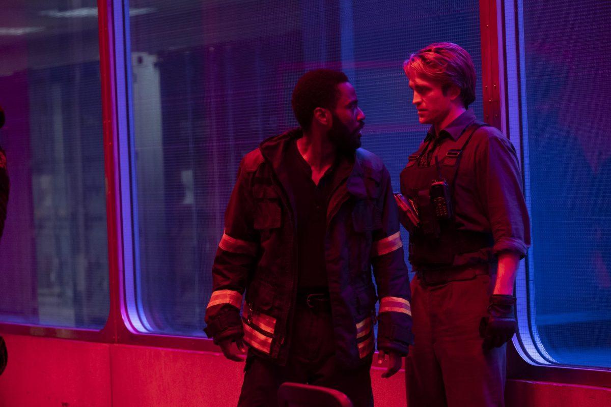 JOHN DAVID WASHINGTON and ROBERT PATTINSON and in Warner Bros. Pictures’ action epic "TENET," a Warner Bros. Pictures release. (Photo credit: Melinda Sue Gordon)