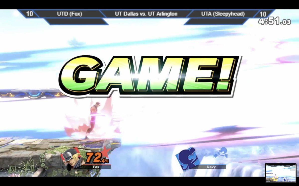 Smash player “Fox” turned the loser’s final around for the Comets. Screenshot by Anna Phengsakmueang | Photo Editor