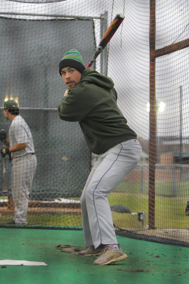 Jacob Perry hit a game-winning triple in the team’s March 2nd game against the Southwestern Pirates.