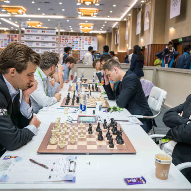Student draws against world chess champ Magnus Carlsen