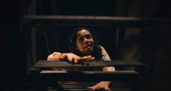 Tess (Georgina Campbell) is tasked with a harrowing escape from a mine shaft at the Airbnb she's at. Photo courtesy of 20th Century Studios