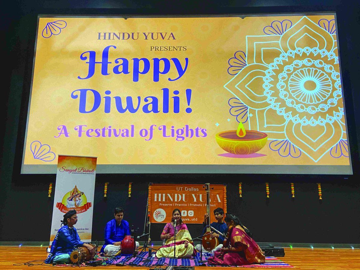 On the final day of Diwali, Hindu YUVA organized a series of performances to celebrate the holiday. Photo by Rylee Russel | Mercury Staff