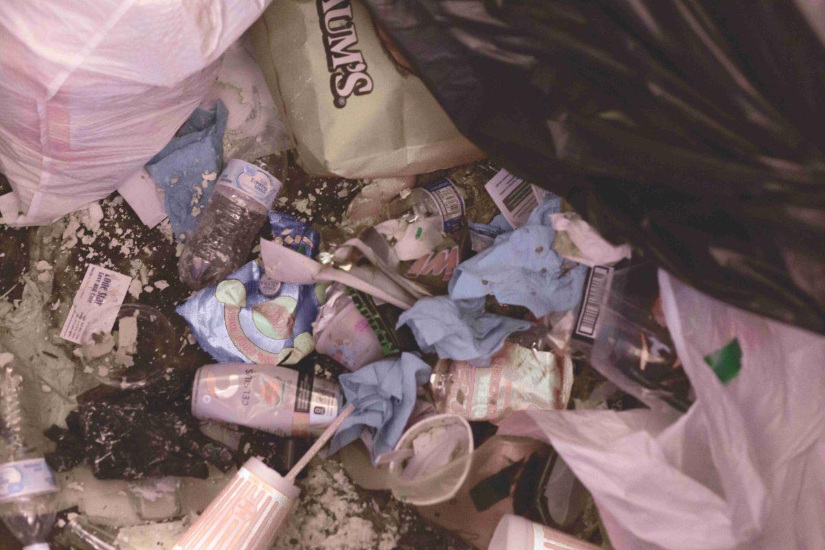 Parking garages are for Comets to store cars, not old fast food wrappers. Photo by Viet Khue Vu | Mercury Staff