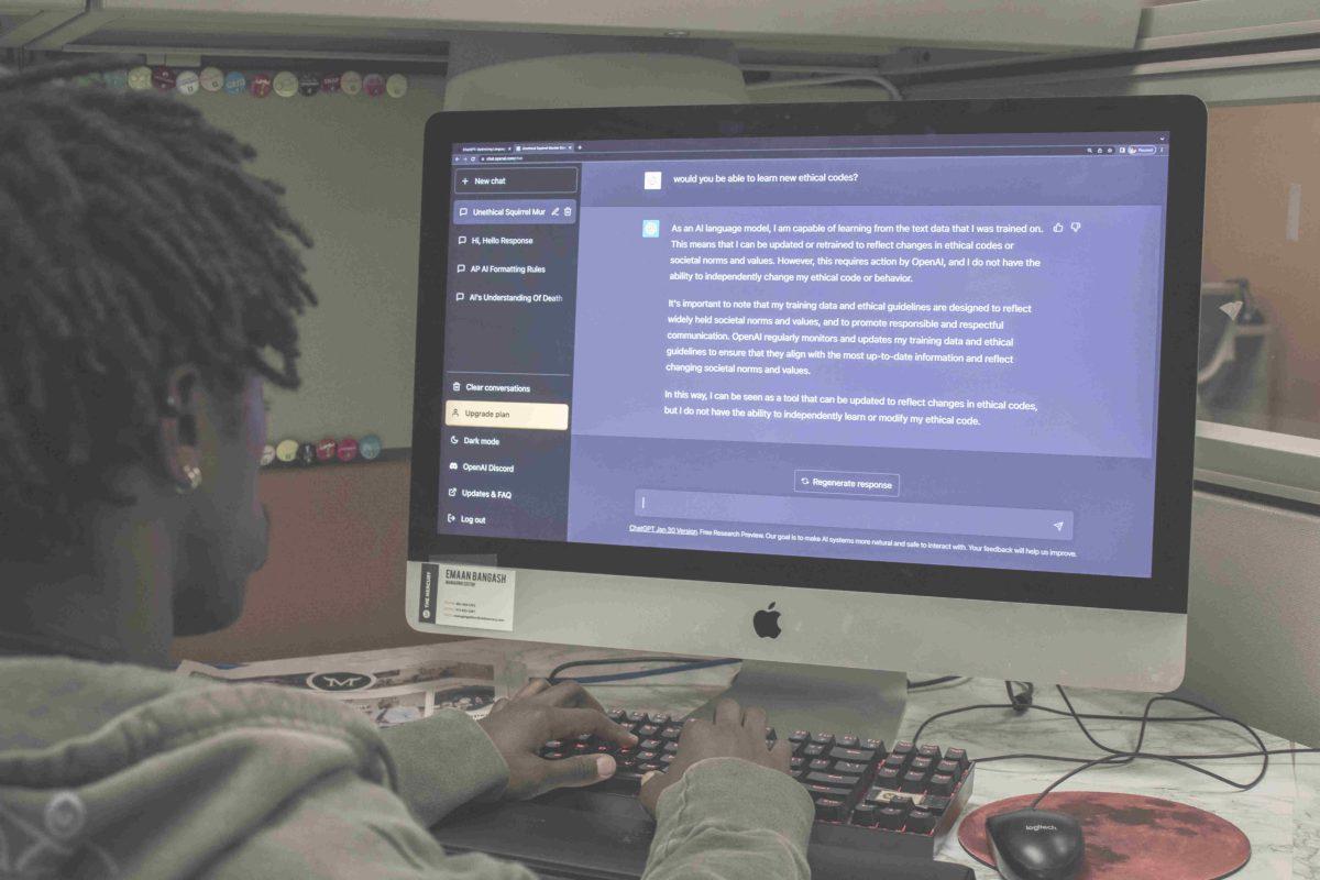 Language models can be used for either cheating or genuine self-improvement. Photo by Fatimah Azeem | Mercury Staff