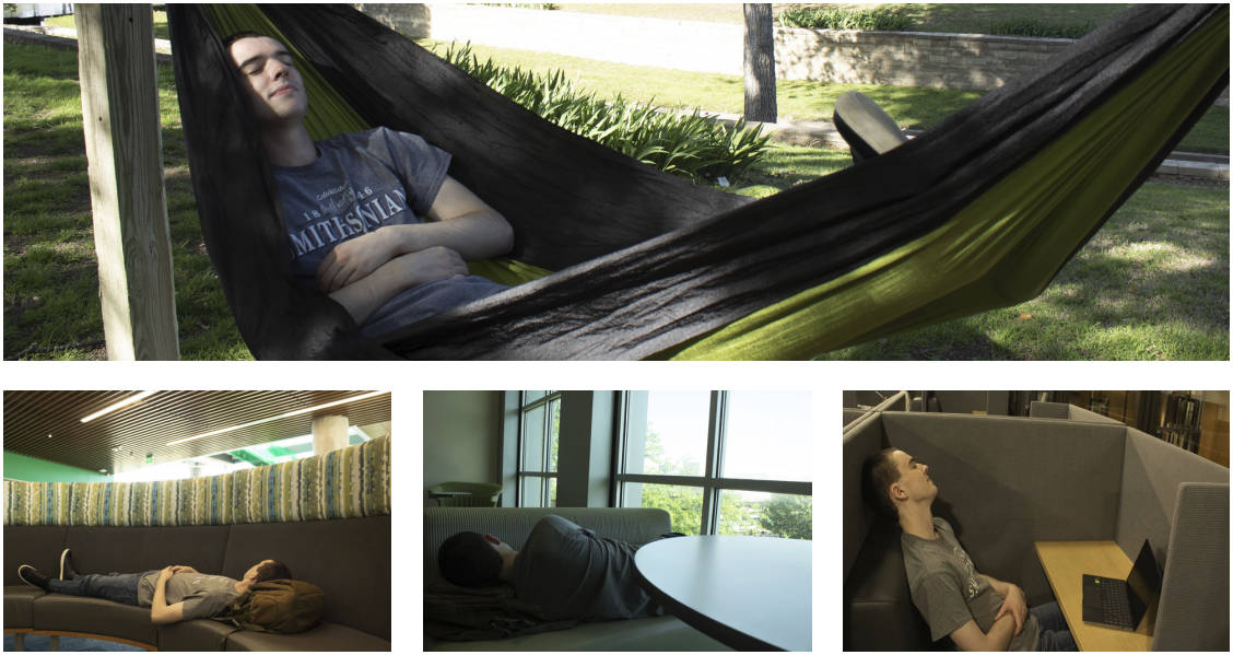 What are the best places to nap on campus?