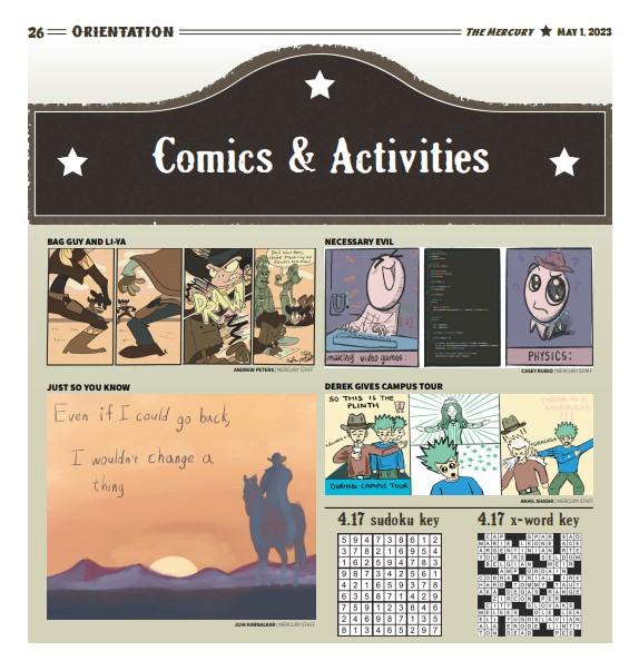 Comics & Activities : 05/01/23