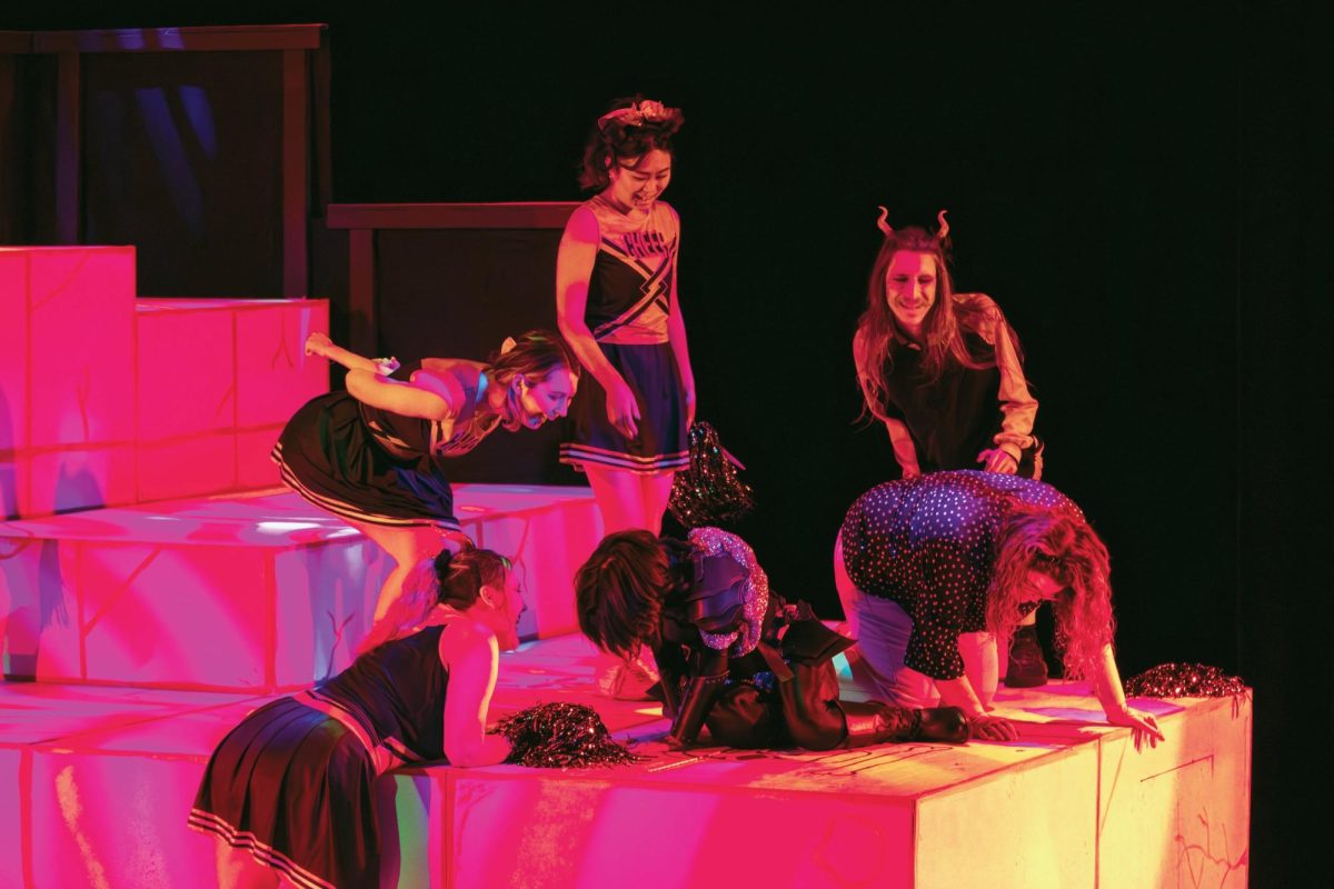 The cheerleaders and sisters Agnes and Tilly Evans in a scene from the “She Kills Monsters”
BASS SCHOOL | Courtesy