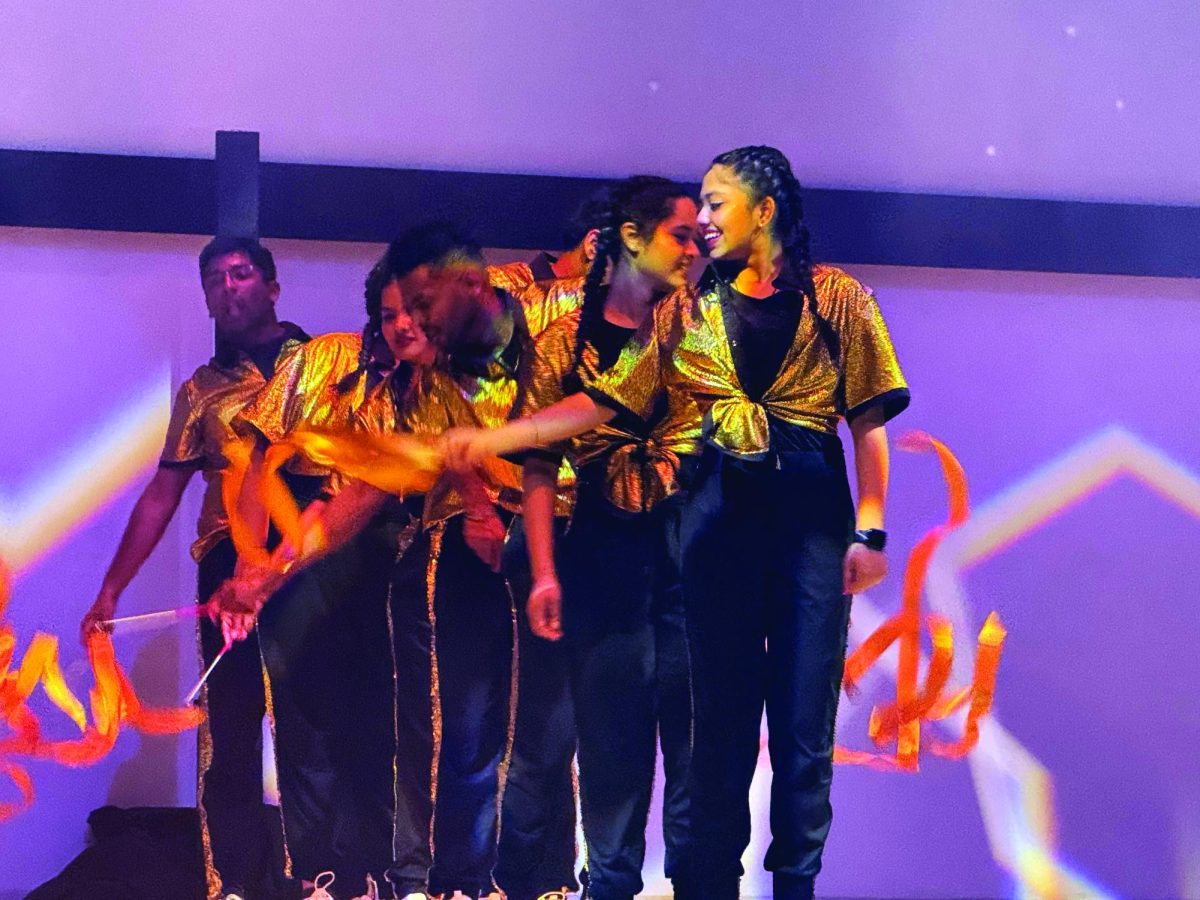 ISA dance team members perform at the Call Me Dancer film screening event. 